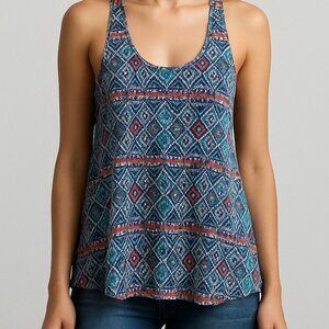 Ambiance Aztec Print Racerback Tank Top